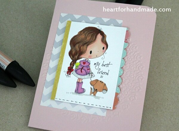 My Best Friend digi stamp from All Dressed Up