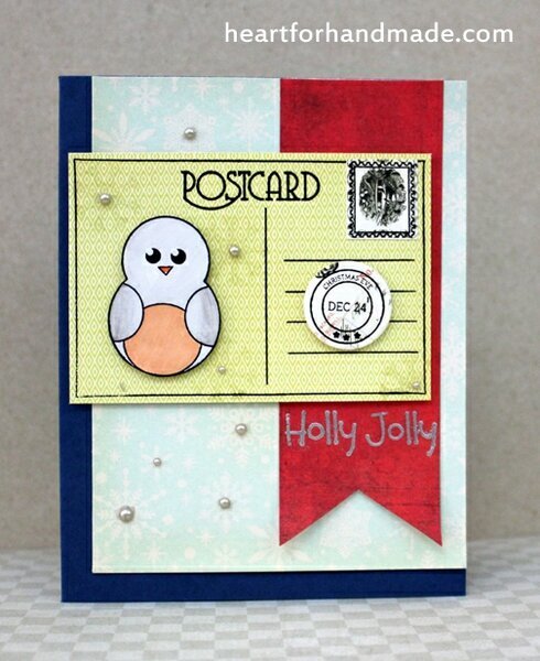 Holly Jolly christmas card