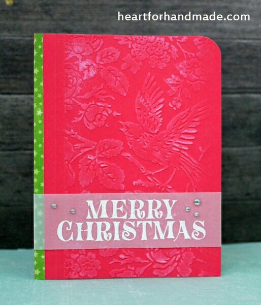 Christmas cards with embossing
