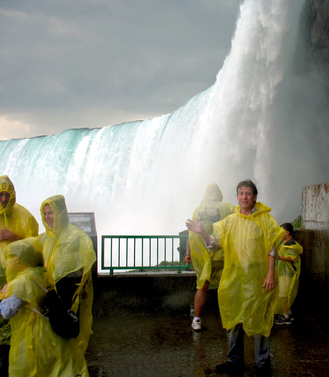 Behind the Falls at Niagara Falls, Canada
