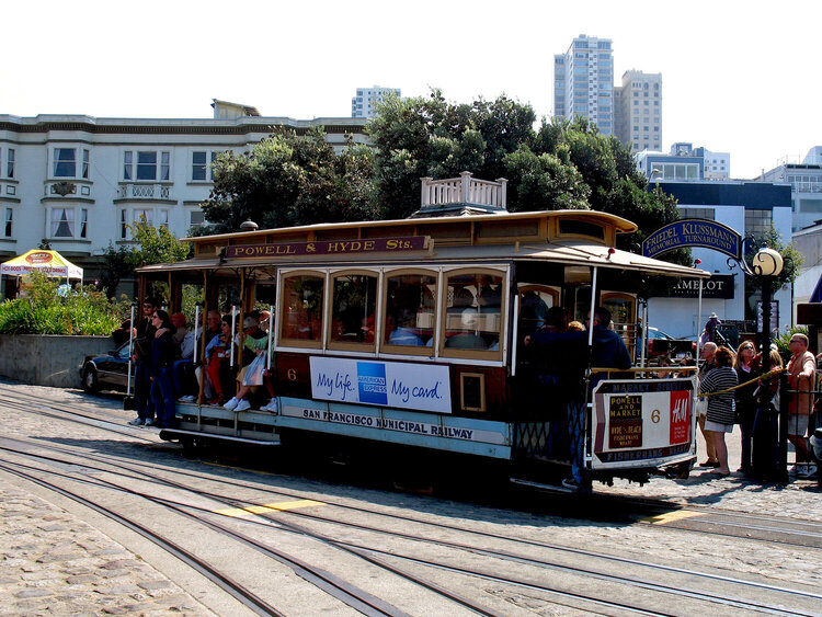 Cable Car in San Francico