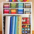 Fabric Organization In My Craft Room