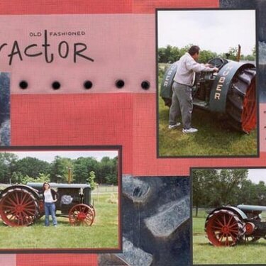 Old Fashioned Tractor