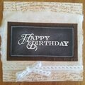 Chalkboard Happy Birthday