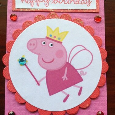 Peppa Pig card