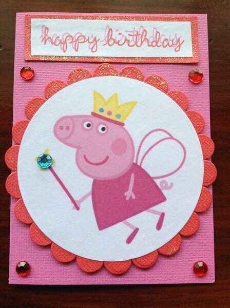 Peppa Pig card