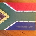 South African card - flag challenge