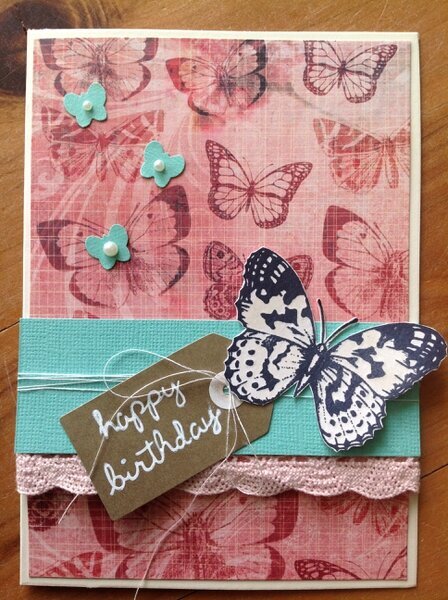 April KIAE Butterfly card