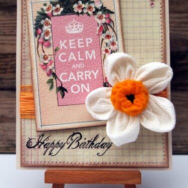 Keep Calm Birthday Card