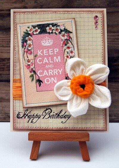 Keep Calm Birthday Card