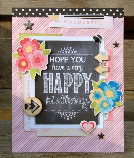 Chalkboard Birthday Card