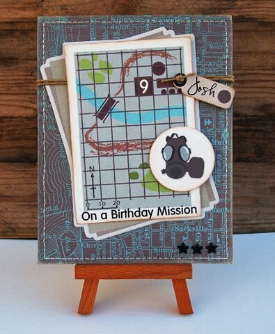 On a Mission Birthday card