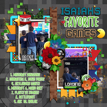 Isaiah&#039;s Favorite Games