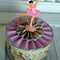 ~Cupcake Ballerina Trinket Box~ Pink Paislee 