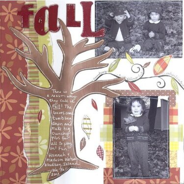 ~FaLL~  Elsie Challenge #4  * 2 page * multi 4x6 photo use