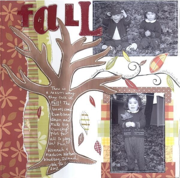~FaLL~  Elsie Challenge #4  * 2 page * multi 4x6 photo use