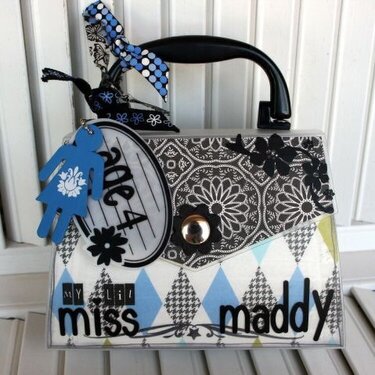 ~My lil Miss Maddy~  Maya Road sheer purse mini album