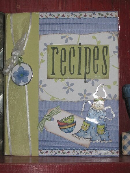 Recipe card binder CookBook*Chatter box and  Pure Juice*