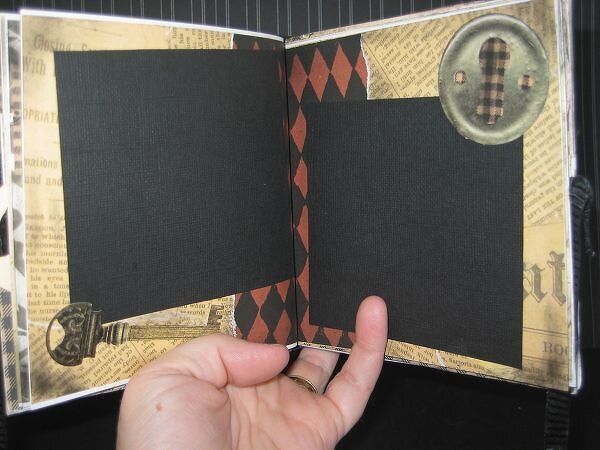 Altered Cigar Box with Handmade Album inside
