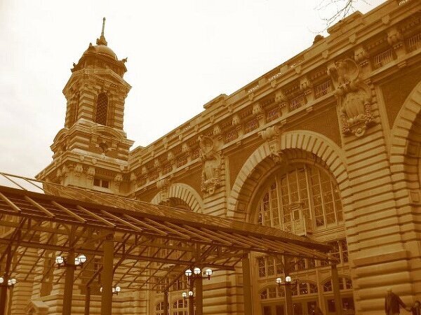 Sepia Tone Pics-Ellis Island- Anyone Need for Heritage Pg?