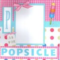 ~P is for Popsicle~ ABC album 8x8