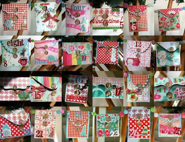 ~Christmas Countdown~Advent Envelope Banner