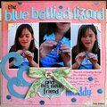 ~The Blue Bellied Lizard~ Pink Paislee
