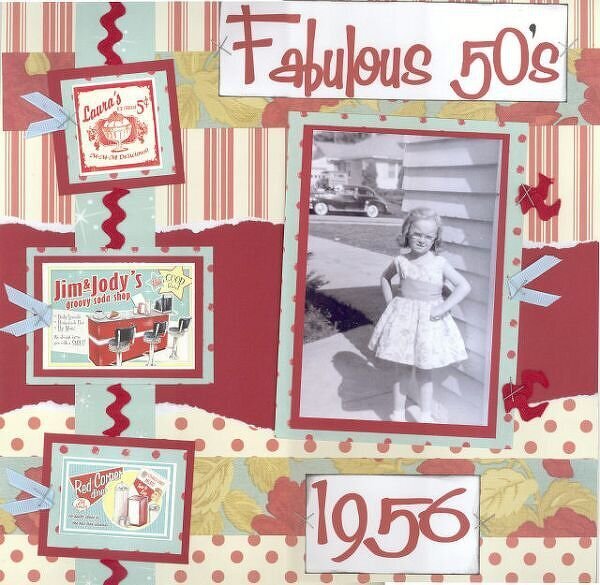 *Fabulous 50&#039;s * Vintage style layout for Heritage class