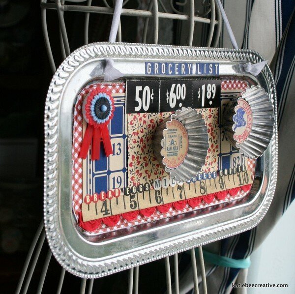 ~Grocery List Magnetic Tray~