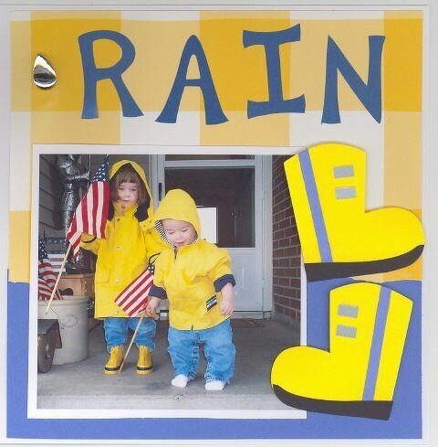 *R is for Rain* page 2 (page 1 in album)