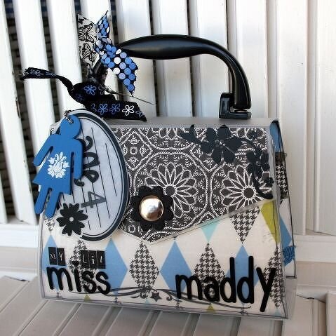 ~My lil Miss Maddy~  Maya Road sheer purse mini album