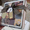 ~Cookies~ Altered 7Gypsies Pizza Box
