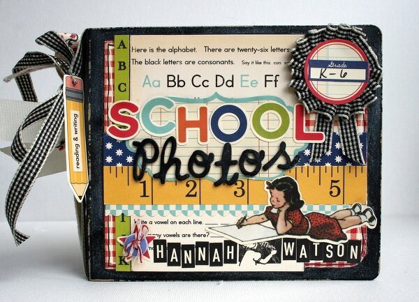 ~Chalkboard School Picture Album~October Afternoon