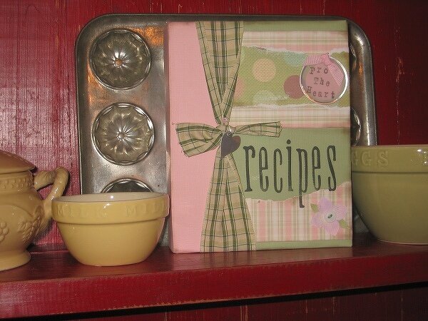 Recipe Card Binder/CookBook...another in the series.....