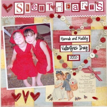 ~My Sweethearts~ Valentines Day layout