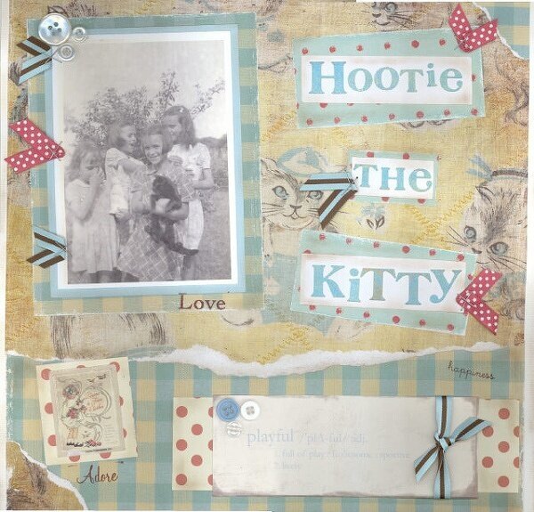 Hootie the Kitty **NEW Daisy D&#039;s and &quot;Wild Asparagus Line&quot;