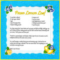Pecan Lemon Loaf