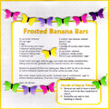 Frosted Banana Bars