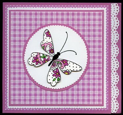 Paisley Butterfly Card