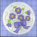 Blue Floral Bouquet Card