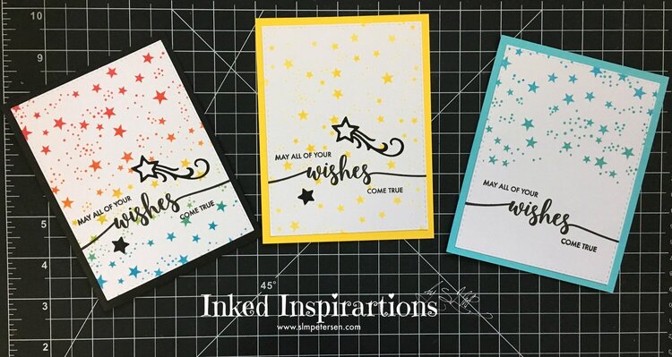 Stenciled - Stars 3 Ways