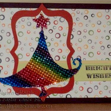Rainbow Christmas Tree Card