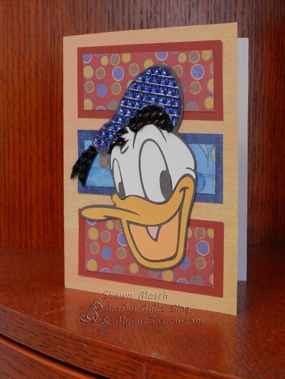 Donald Duck Card - perfect for Disney fans!