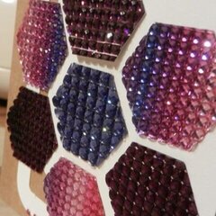 Sparkling Hexagon Shapes (perfect for scrapbooking)