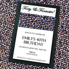 Birthday invitation card - announcement