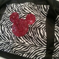 Embellished Tote or Suitcase/Bag!