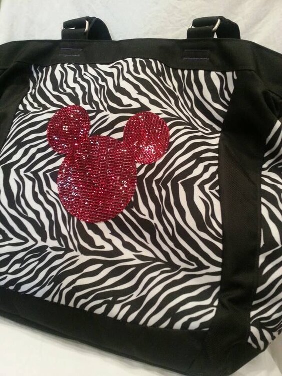 Embellished Tote or Suitcase/Bag!