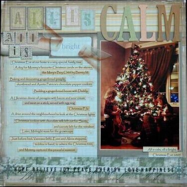 All is calm, All is bright (Canadian Scrapbooker Winter 06)