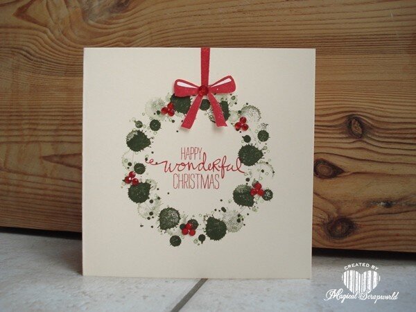 Christmas Card, wreath