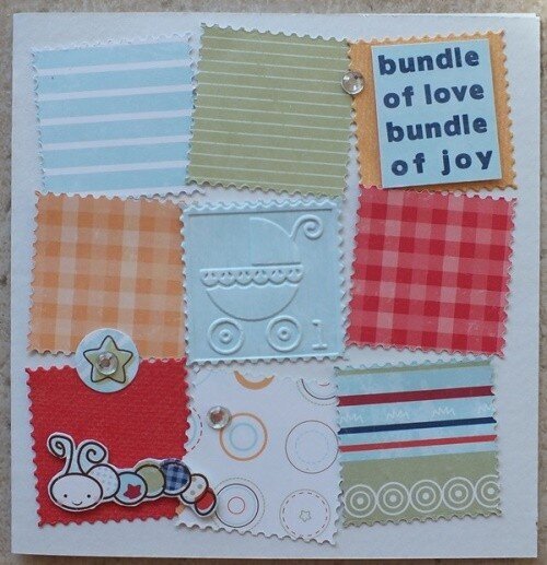 bundle of joy baby card